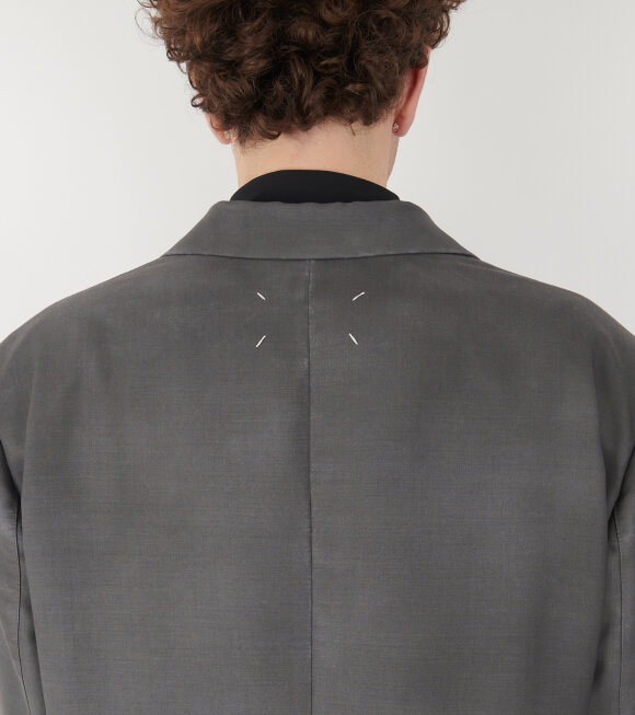 Maison Margiela - Mohair Wool Suit Jacket Dark Avion