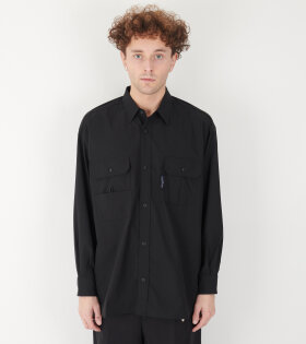 Pocket Mens Shirt Black