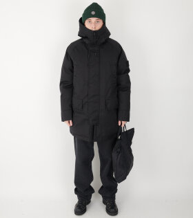 Ghost Performance Twill Wool Down TC Coat Black