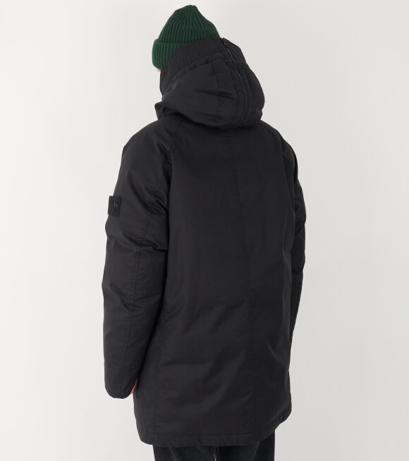 Stone Island - Ghost Performance Twill Wool Down TC Coat Black