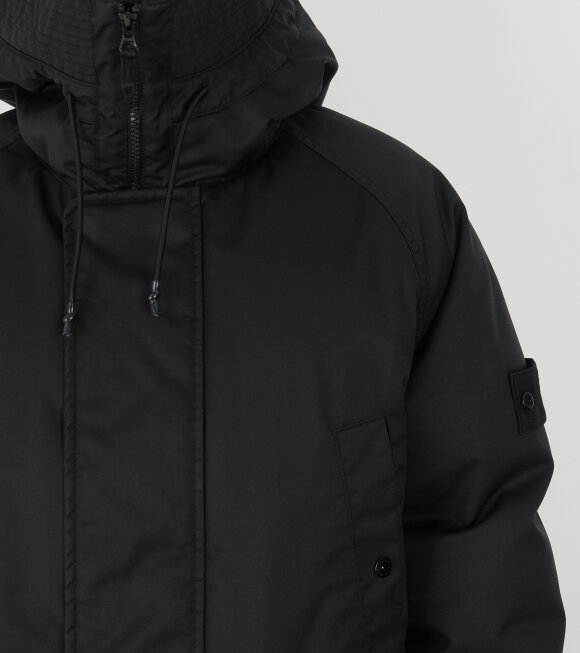 Stone Island - Ghost Performance Twill Wool Down TC Coat Black