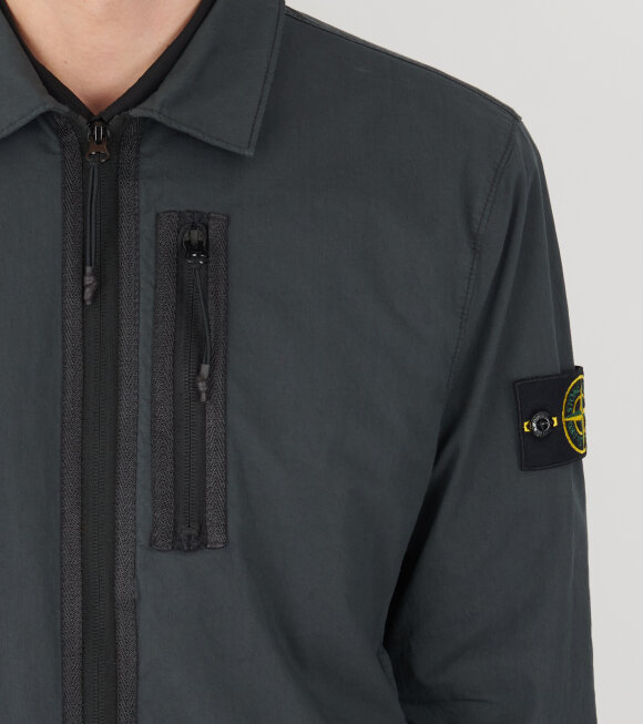 Stone Island - Nylon Overshirt Dark Grey 