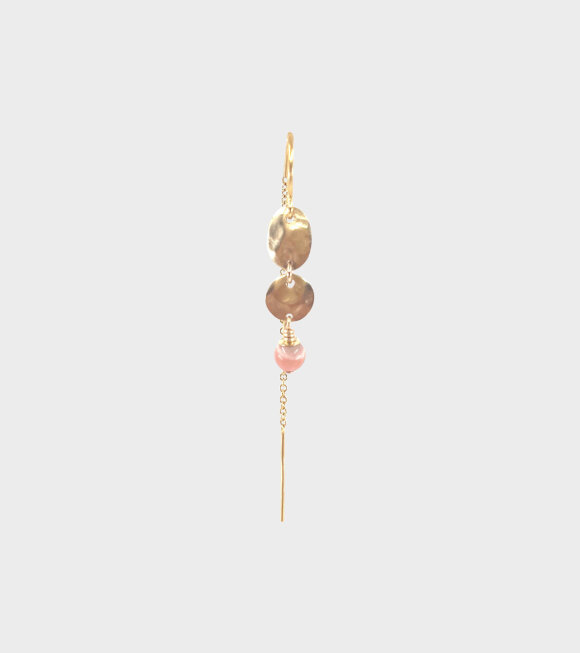 Leleah - Lulu Earring Pink Rhodocrosite