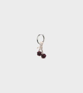 Mini Dark Cherry Earring Silver/Purple