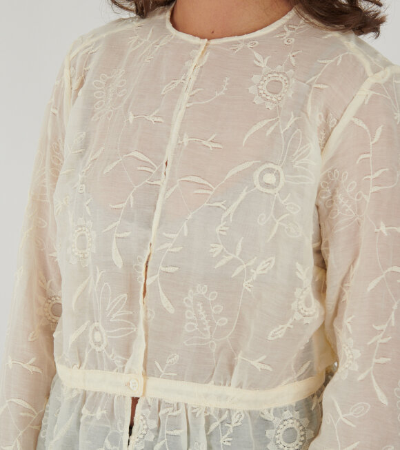 Our Legacy - Waist Blouse Winter Garden Organza