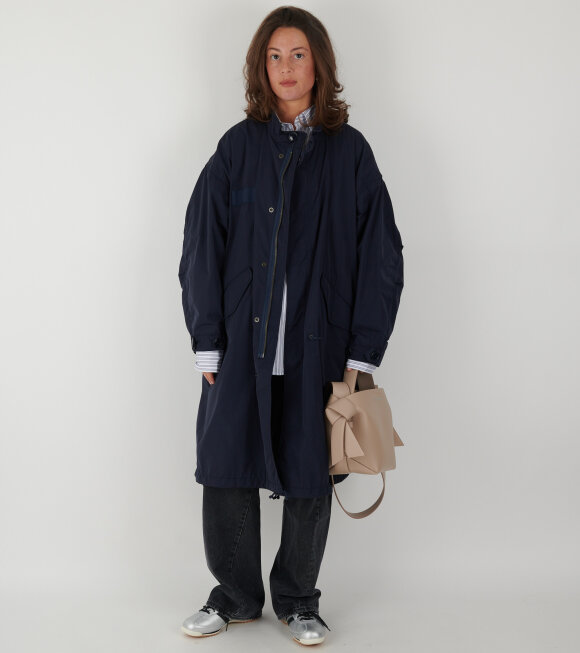 Beams Boy - Solotex Coat Navy