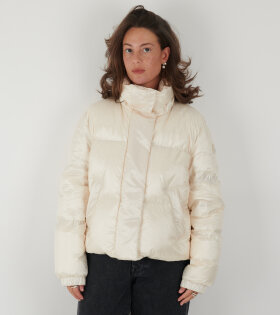 Briancon Organza Down Jacket White