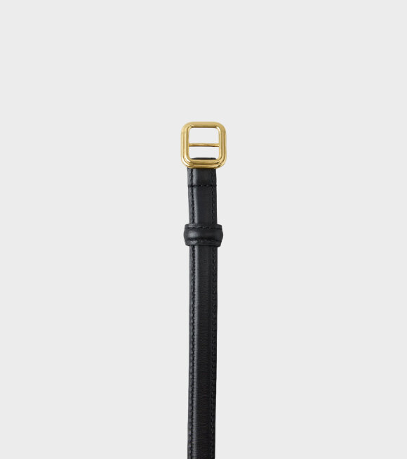 Lié Studio - The Georgia Slim Belt Black/Gold