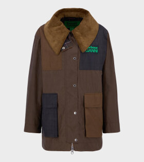 Wax Duffel Coat Brown