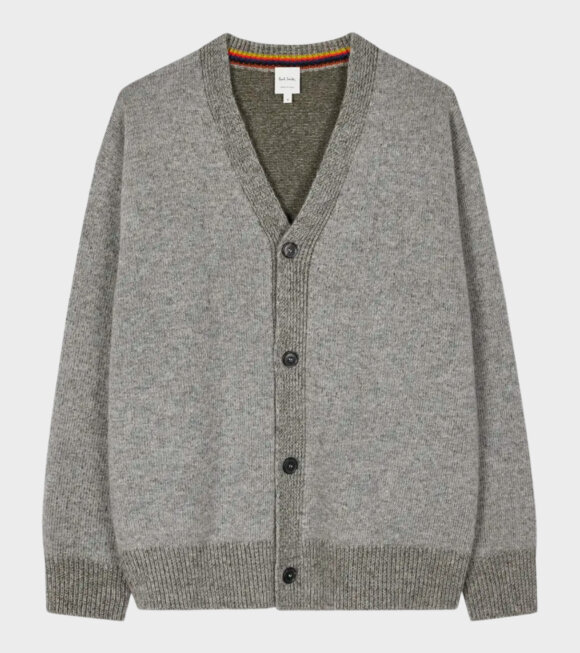 Paul Smith - Lambswool Cardigan Grey 