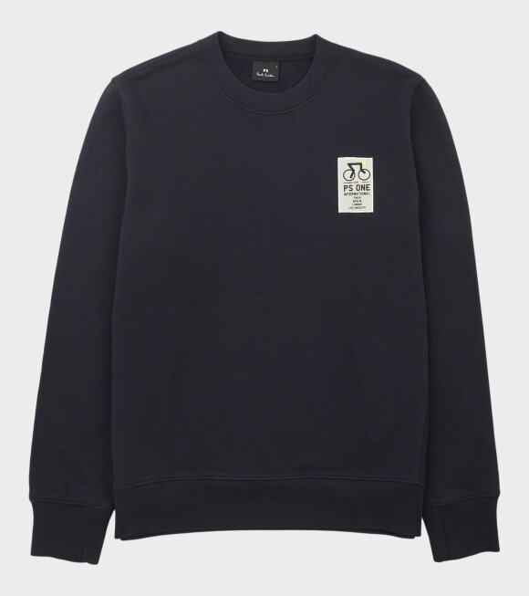 Paul Smith - Crewneck Sweatshirt PS One Bike Navy