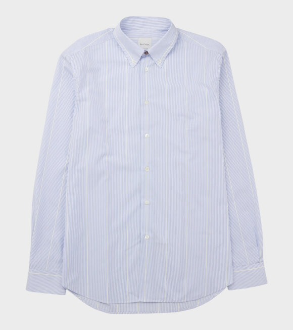 Paul Smith - Casual Fit Striped Shirt Light Blue/White