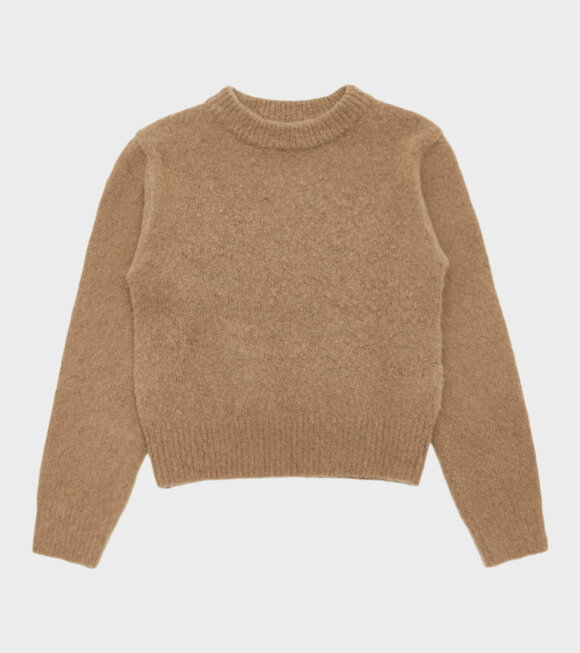 Amomento - Fluffy Brushed Knit Beige