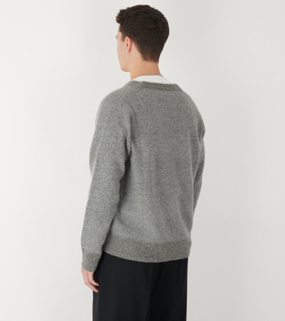 Paul Smith - Lambswool Cardigan Grey 