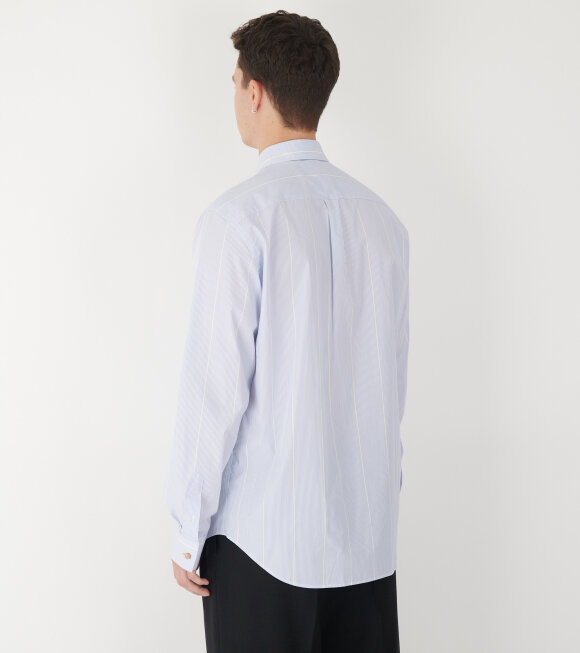 Paul Smith - Casual Fit Striped Shirt Light Blue/White