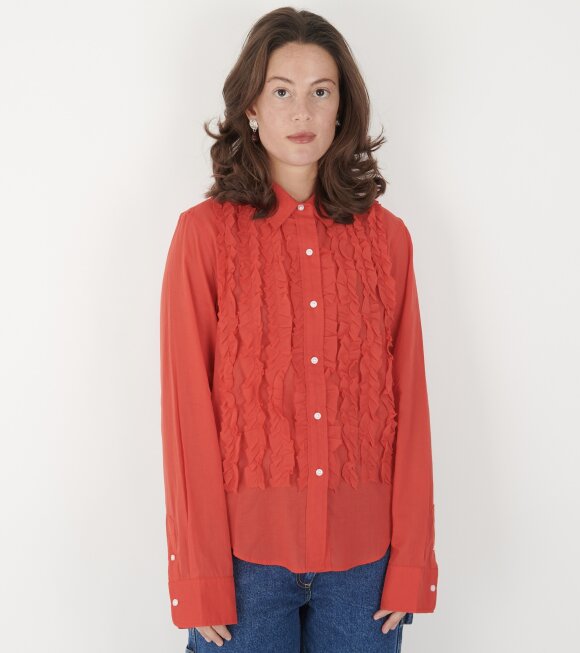 Saks Potts - Auro Shirt Aura Red