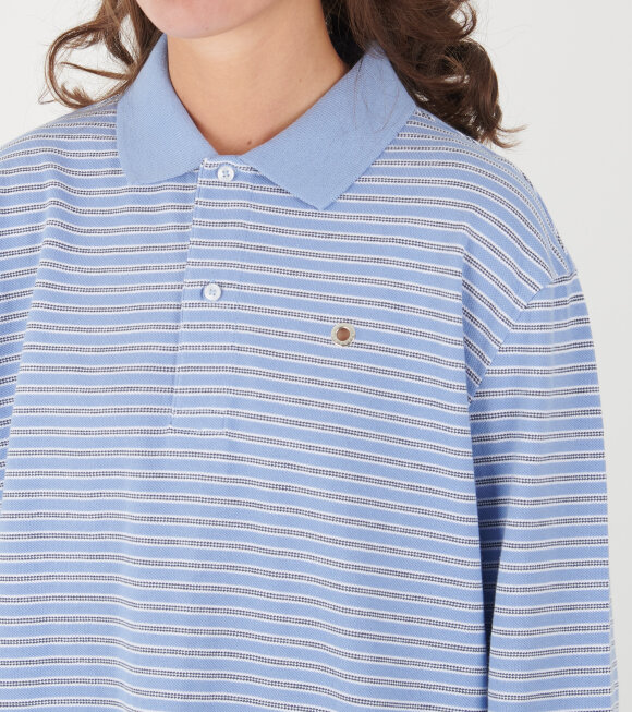 Saks Potts - Serena Polo Shirt Blue Stripe