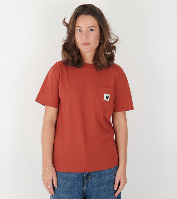 Carhartt WIP - W S/S Pocket T-shirt Vermilion