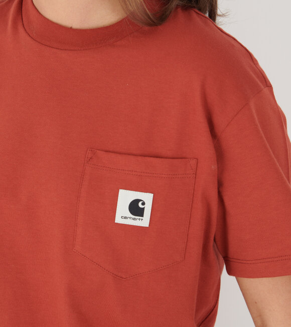 Carhartt WIP - W S/S Pocket T-shirt Vermilion