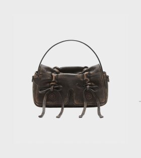 Multipocket Micro Bag Dark Brown/Beige