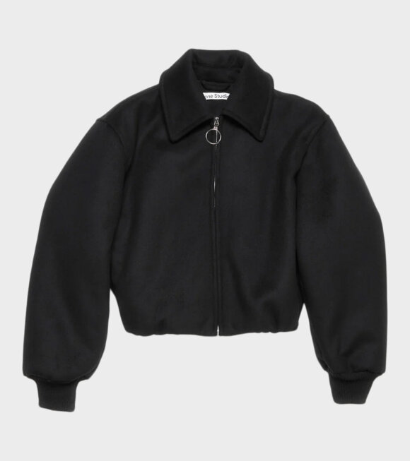 Acne Studios - Wool Bomber Jacket Black