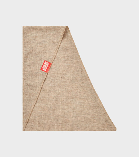 Nørgaard Paa Strøget - Scarf Triangle Wool Light Camel