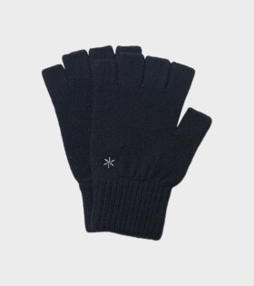 Wool Knit Gloves Black