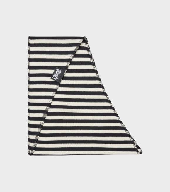 Nørgaard Paa Strøget - Scarf Triangle Black/Ecru