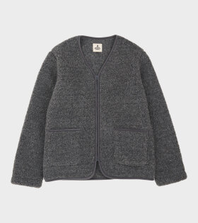 Zip Cardigan Graphite