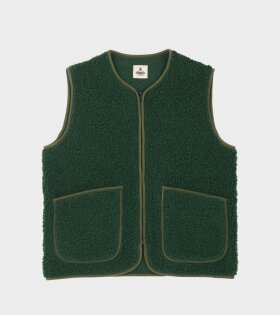 Zip Vest Dark Green