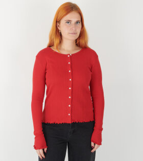 Edie Cardigan Aurora Red