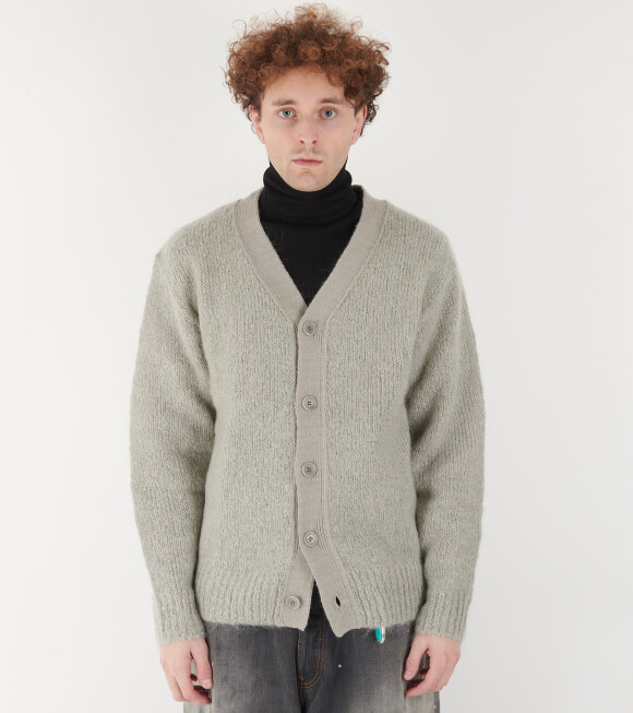 Amomento - Grandpa Cardigan Light Grey