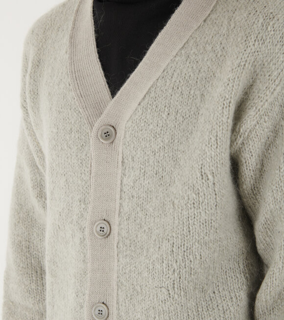 Amomento - Grandpa Cardigan Light Grey