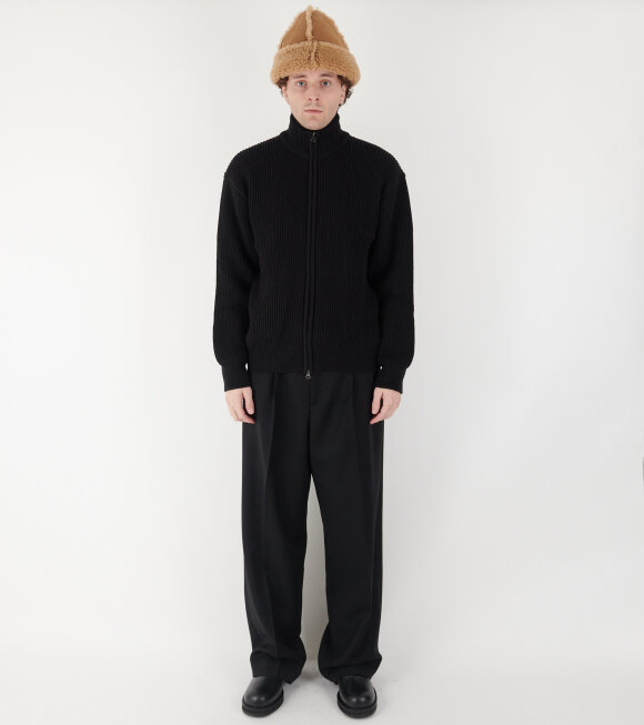 Amomento - Full Needle Blouson Black