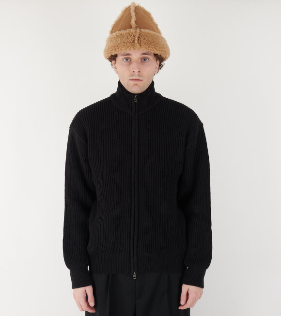 Amomento - Full Needle Blouson Black