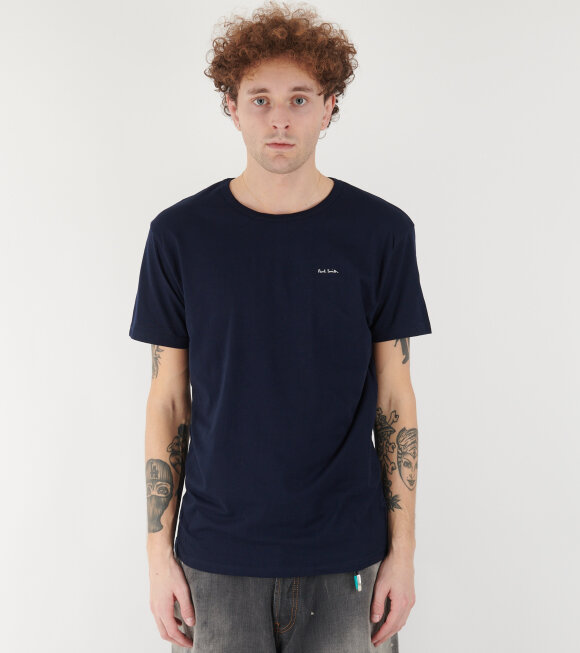 Paul Smith - Mens Reg Fit T-shirt 3-Pack Navy