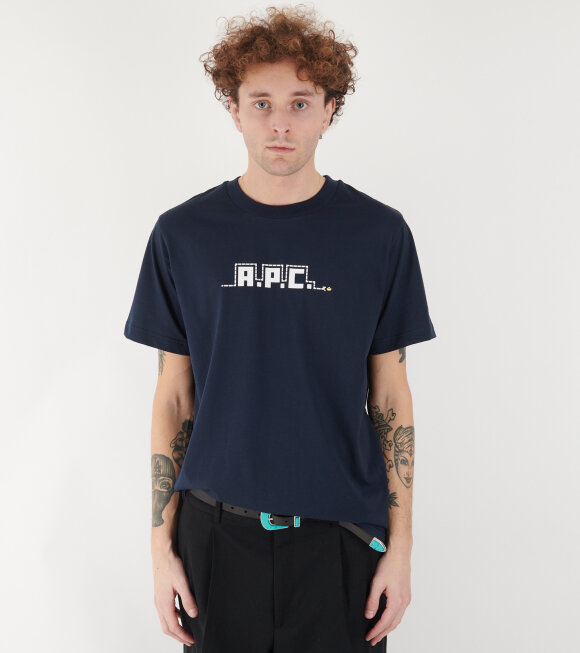 A.P.C - Snake T-shirt Navy