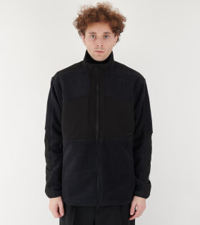 Double Face Fleece Jacket Black