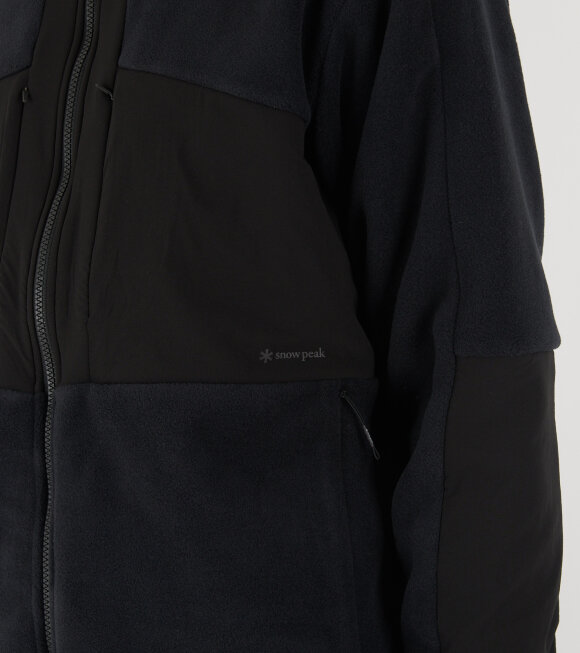 Snow Peak - Double Face Fleece Jacket Black