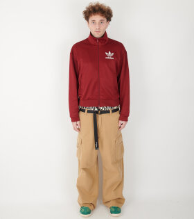 WB Track Top Burgundy