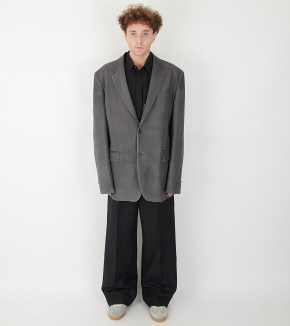 Maison Margiela - Mohair Wool Suit Jacket Dark Avion