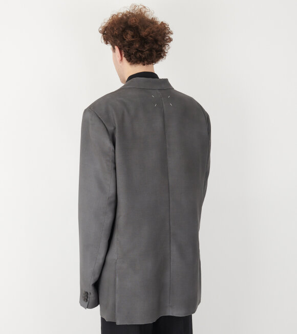 Maison Margiela - Mohair Wool Suit Jacket Dark Avion