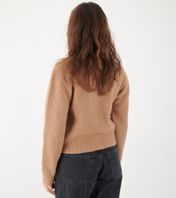 Amomento - Fluffy Brushed Knit Beige