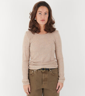 101 Wool Rib Light Camel