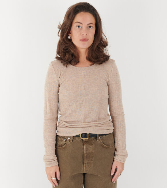 Nørgaard Paa Strøget - 101 Wool Rib Light Camel