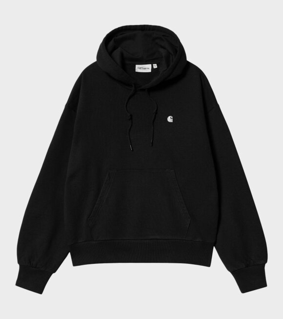 Carhartt WIP - W Hooded Casey Sweatshirt Black/Silver