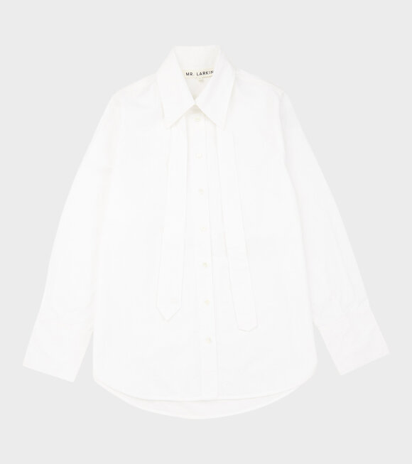 Mr. Larkin - Patty Tie Shirt White