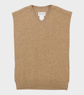 Stole Vest Dark Beige