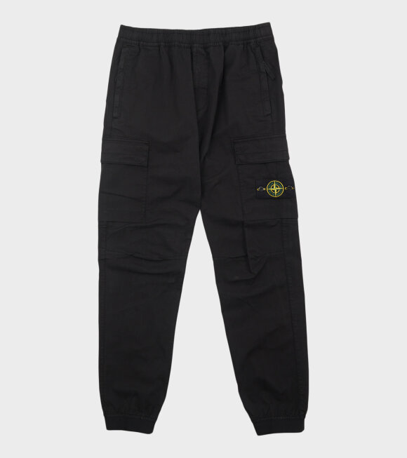 Stone Island - Cotton Cargo Pants Black