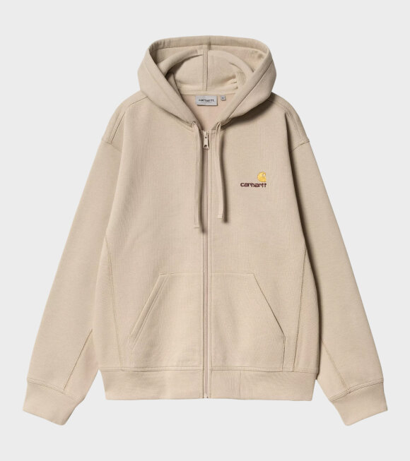 Carhartt WIP - Hooded American Script Jacket Fleur De Sel